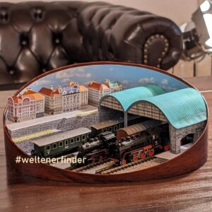 Read more about the article WELTENERFINDER Spur Z Komplettanlage Modellbahnanlage Display